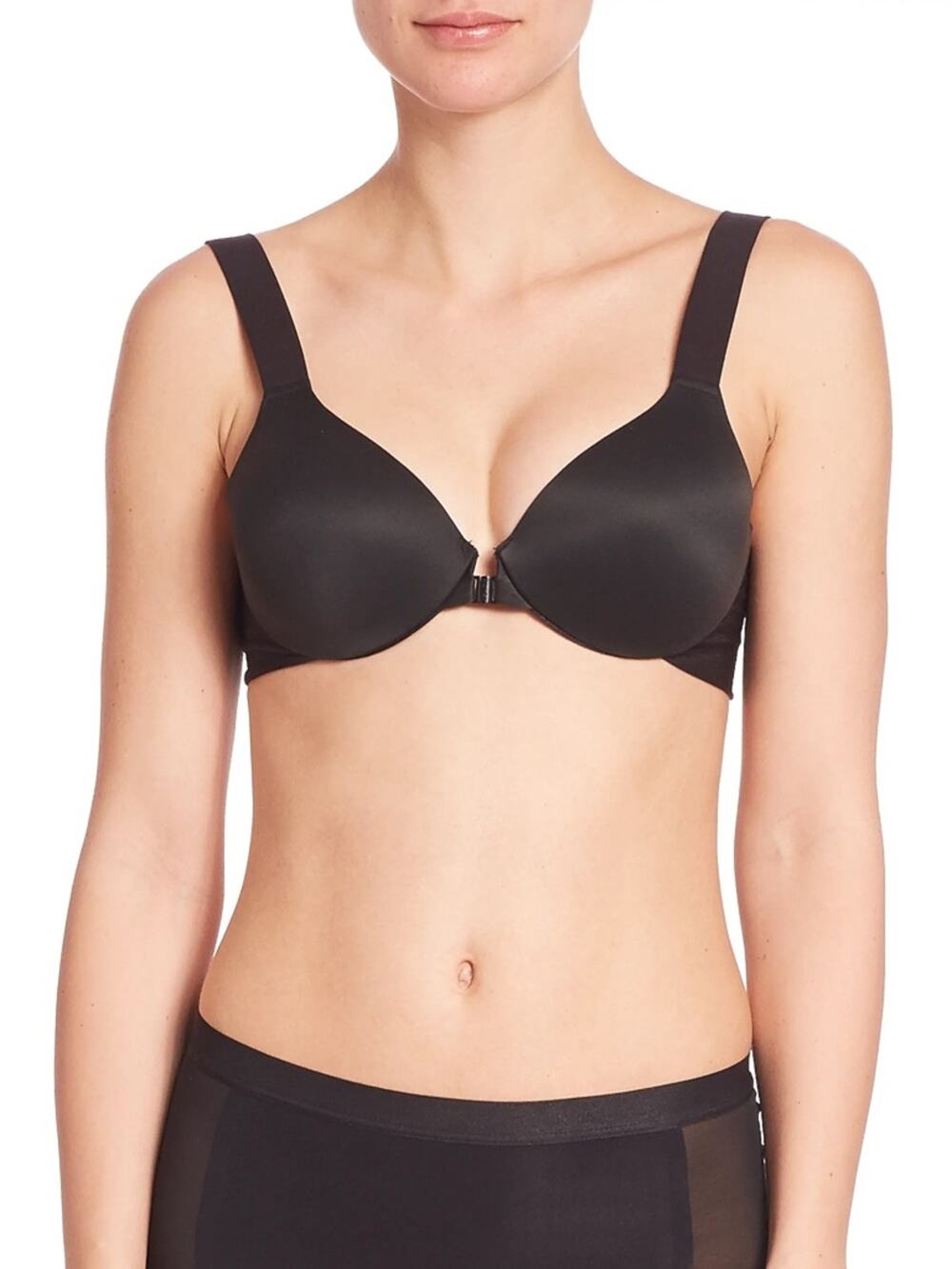 SPANX Bra-llelujah Wireless Bra Very Black Size 30C NWT Seamless Minimalist